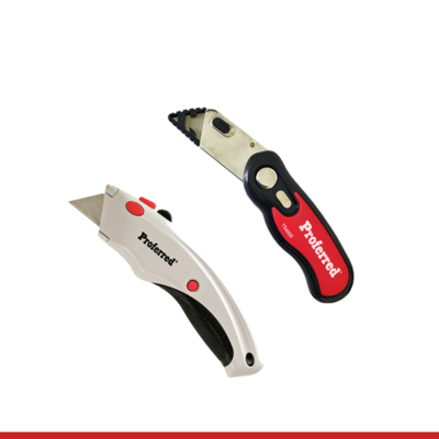SAFETY-RETRACTABLE UTILITY KNIFE